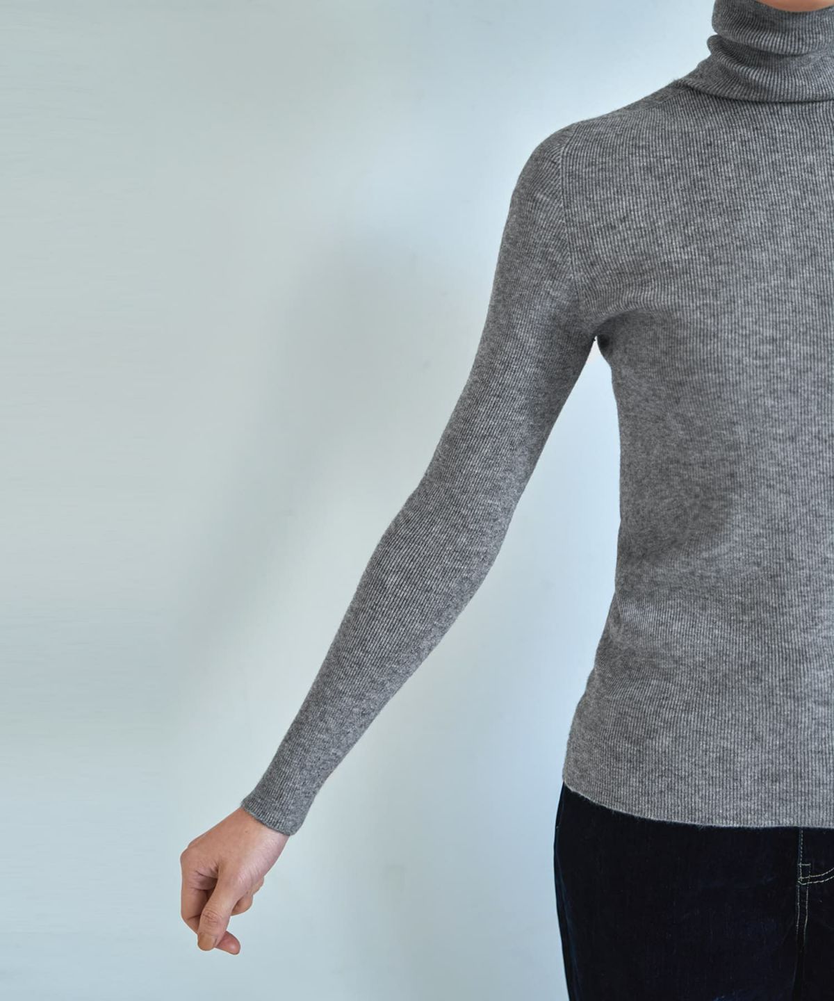 着用イメージ 167cm ライトグレー