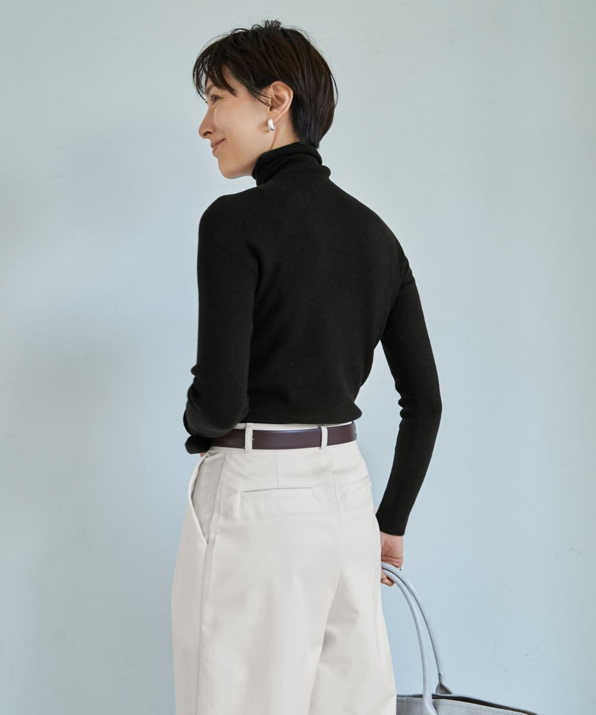 着用イメージ 167cm ブラック