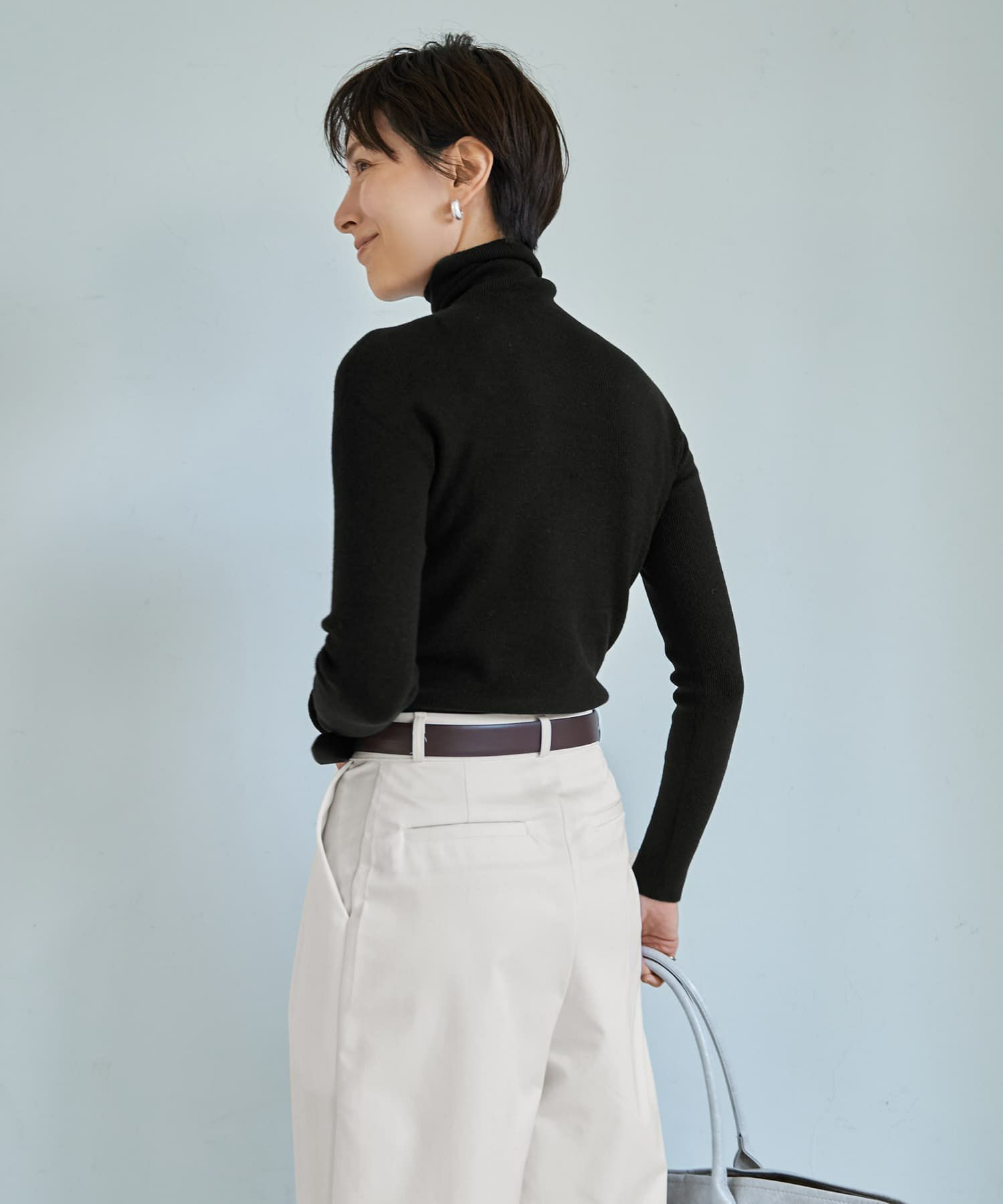 着用イメージ 167cm ブラック