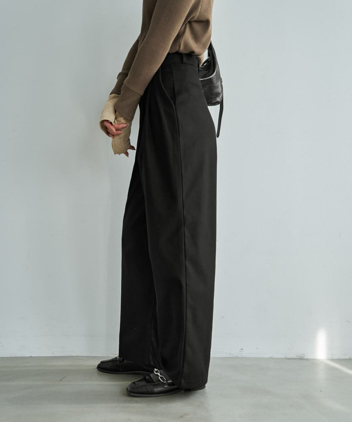 着用イメージ 166cm ブラック Sサイズ