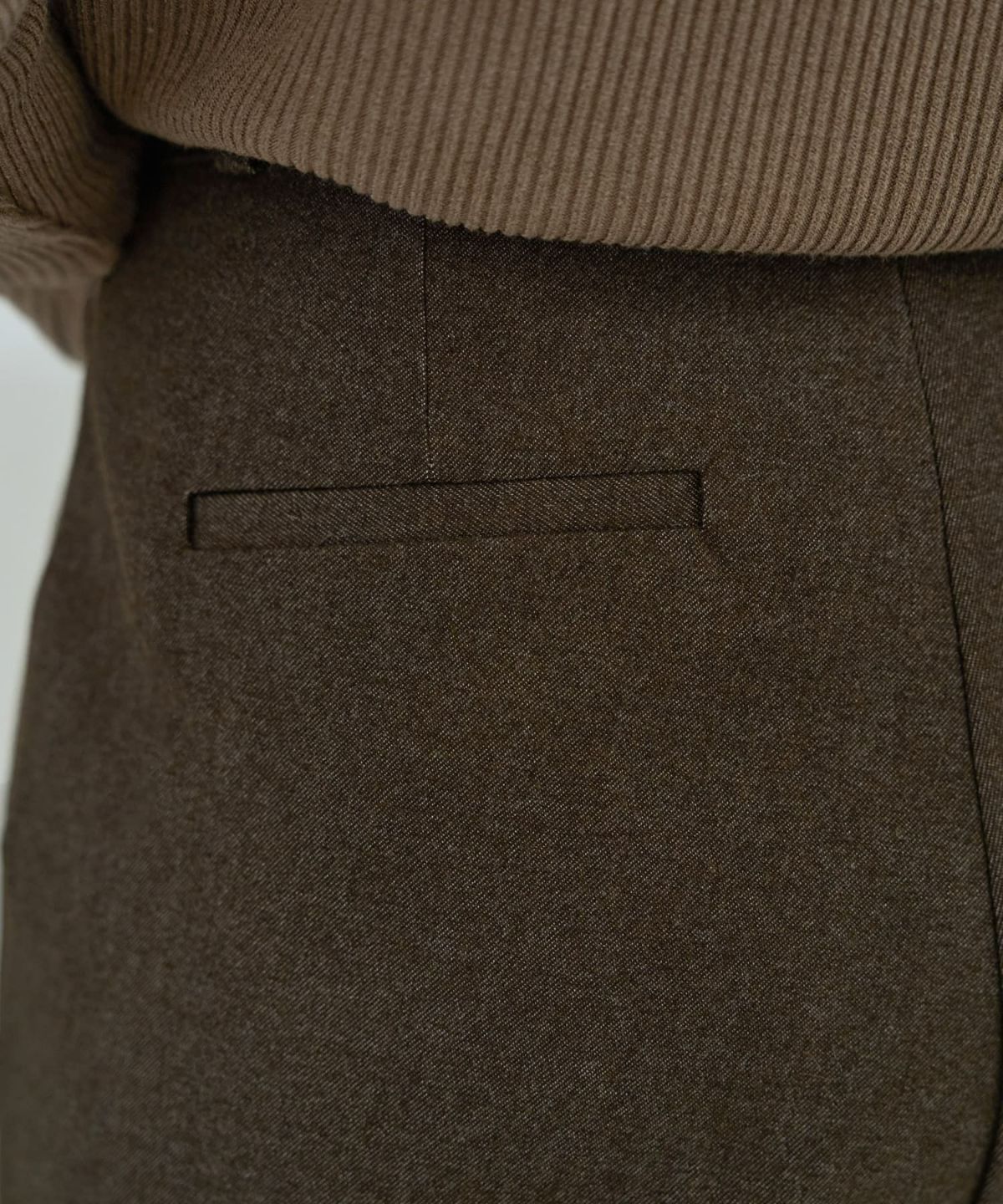 着用イメージ 167cm ダークブラウン Sサイズ