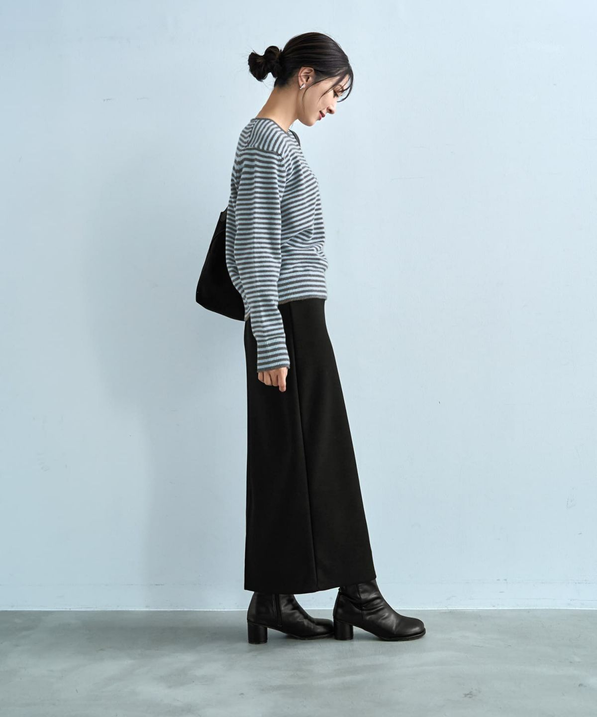 着用イメージ 166cm グレーミックス