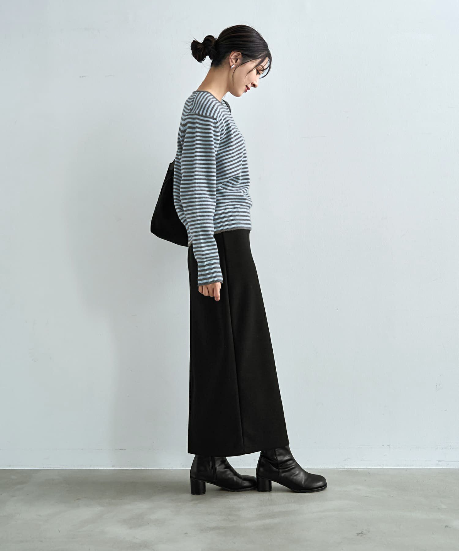 着用イメージ 166cm グレーミックス
