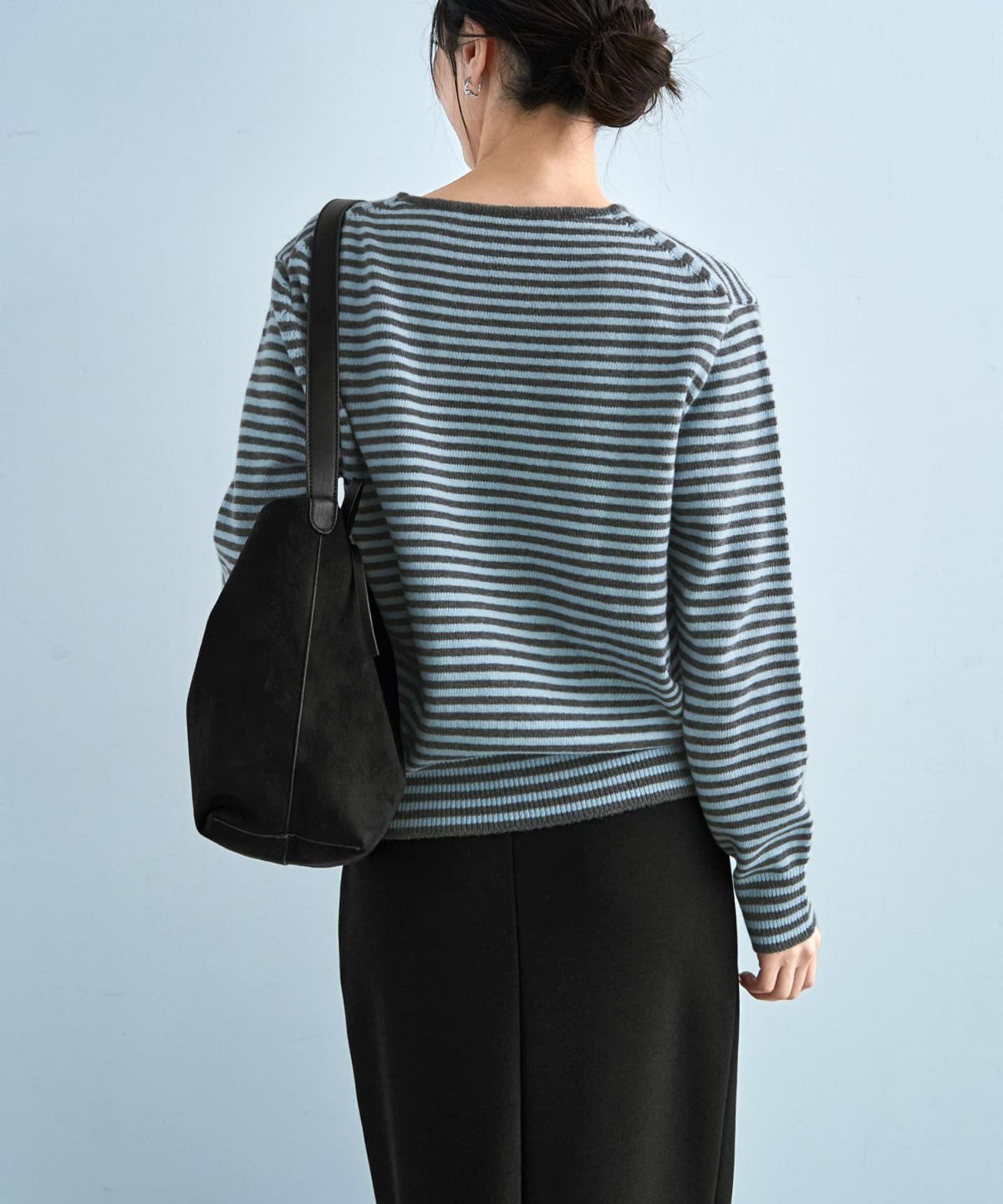 着用イメージ 166cm グレーミックス