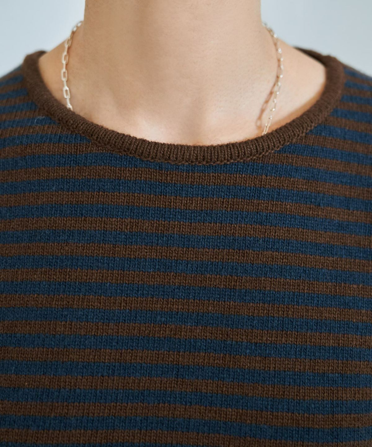 着用イメージ 167cm ブラウンミックス