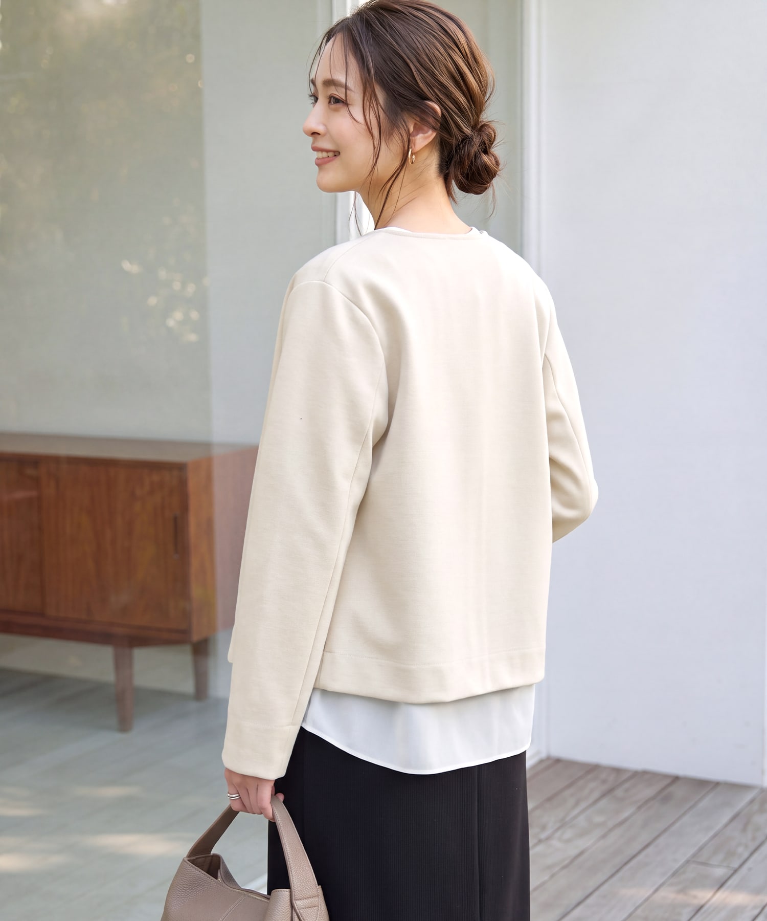 着用イメージ 165cm チャコール