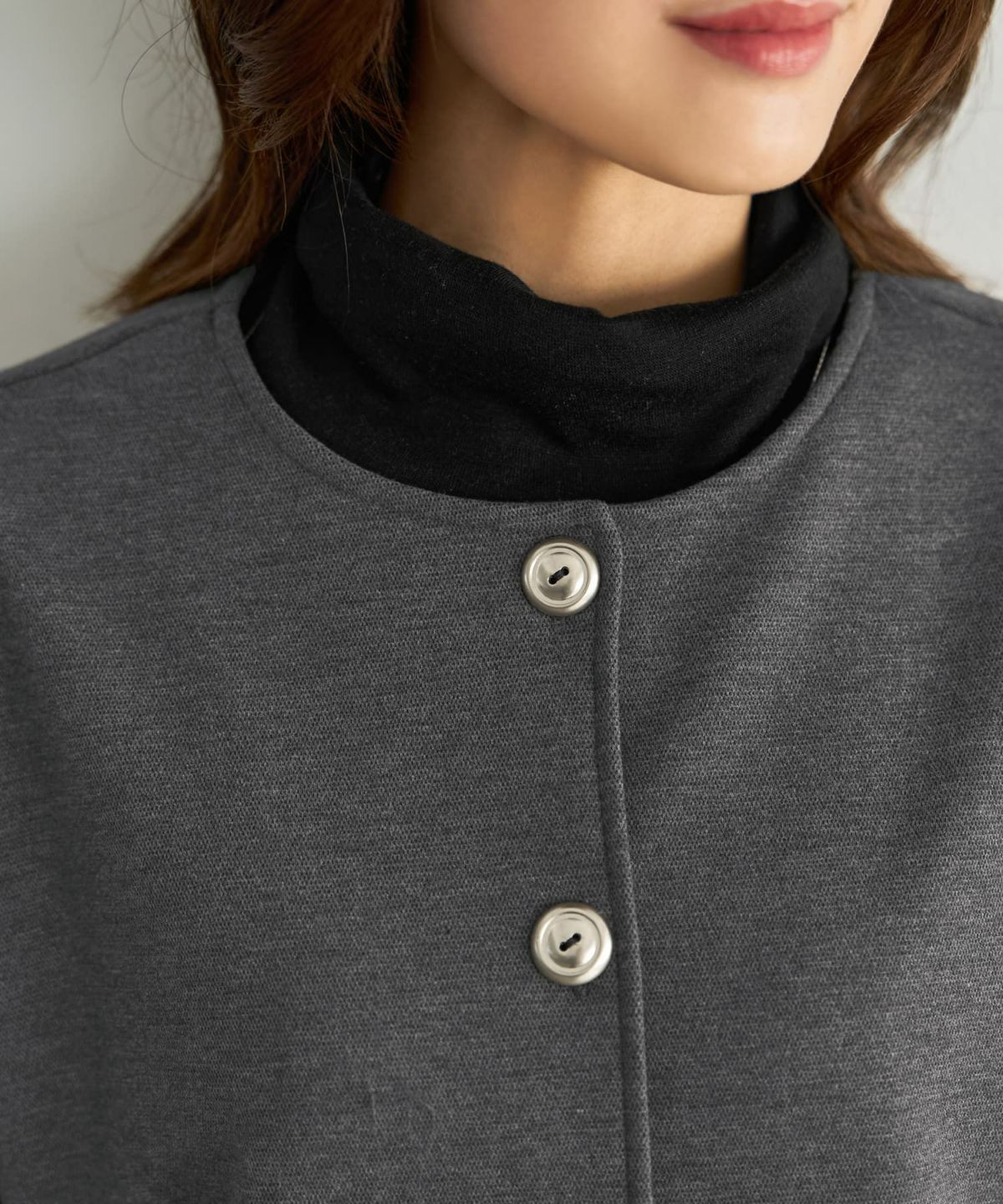 着用イメージ 165cm チャコール