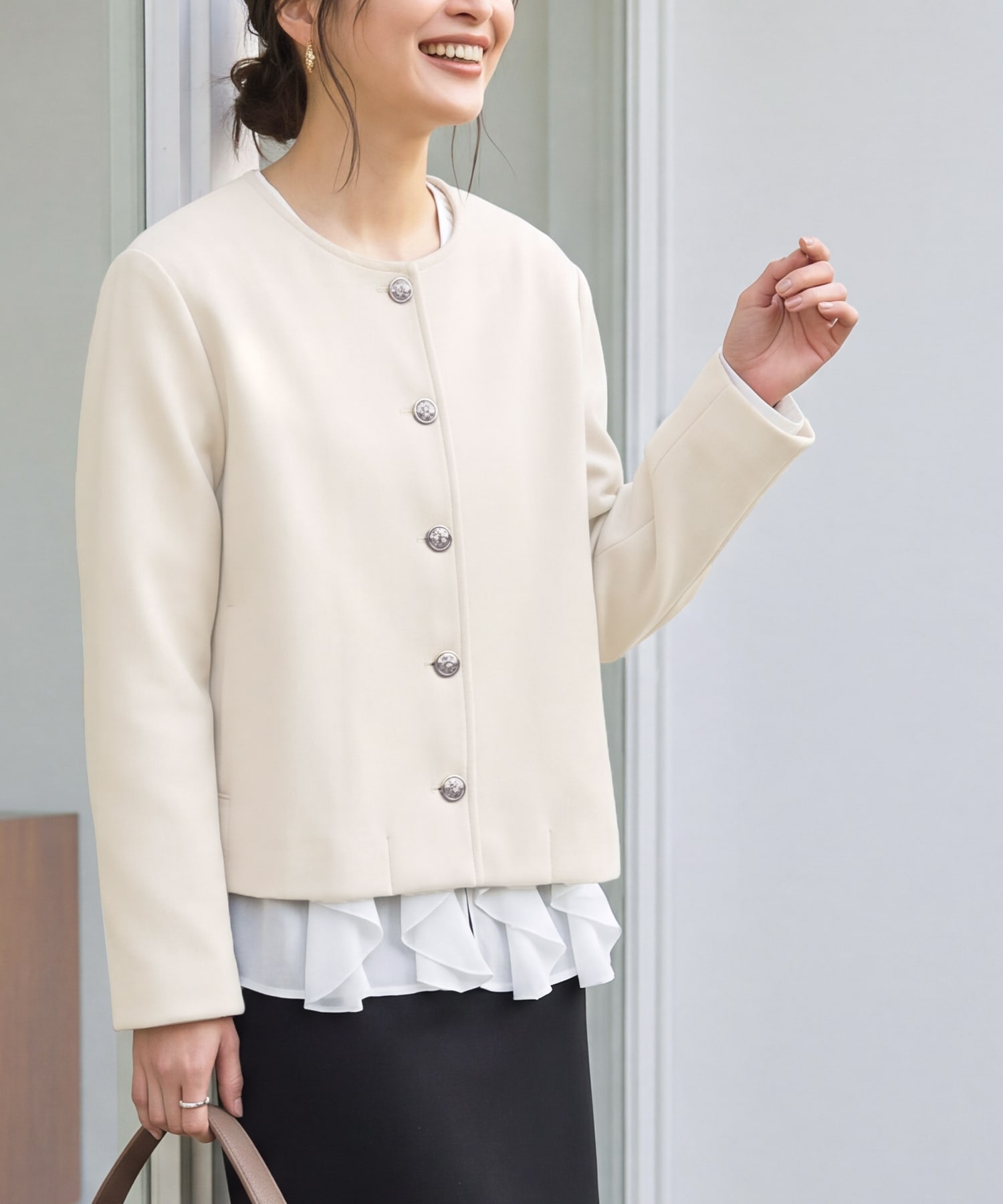 着用イメージ 165cm チャコール