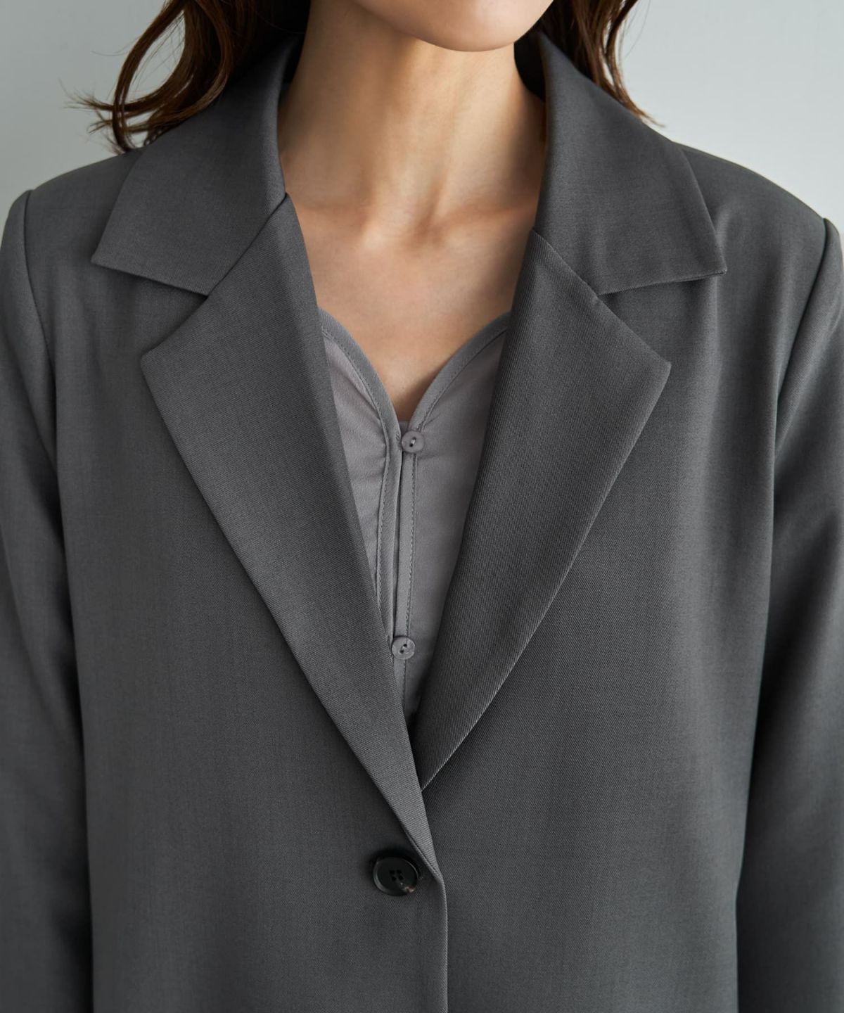 着用イメージ 165cm グレー