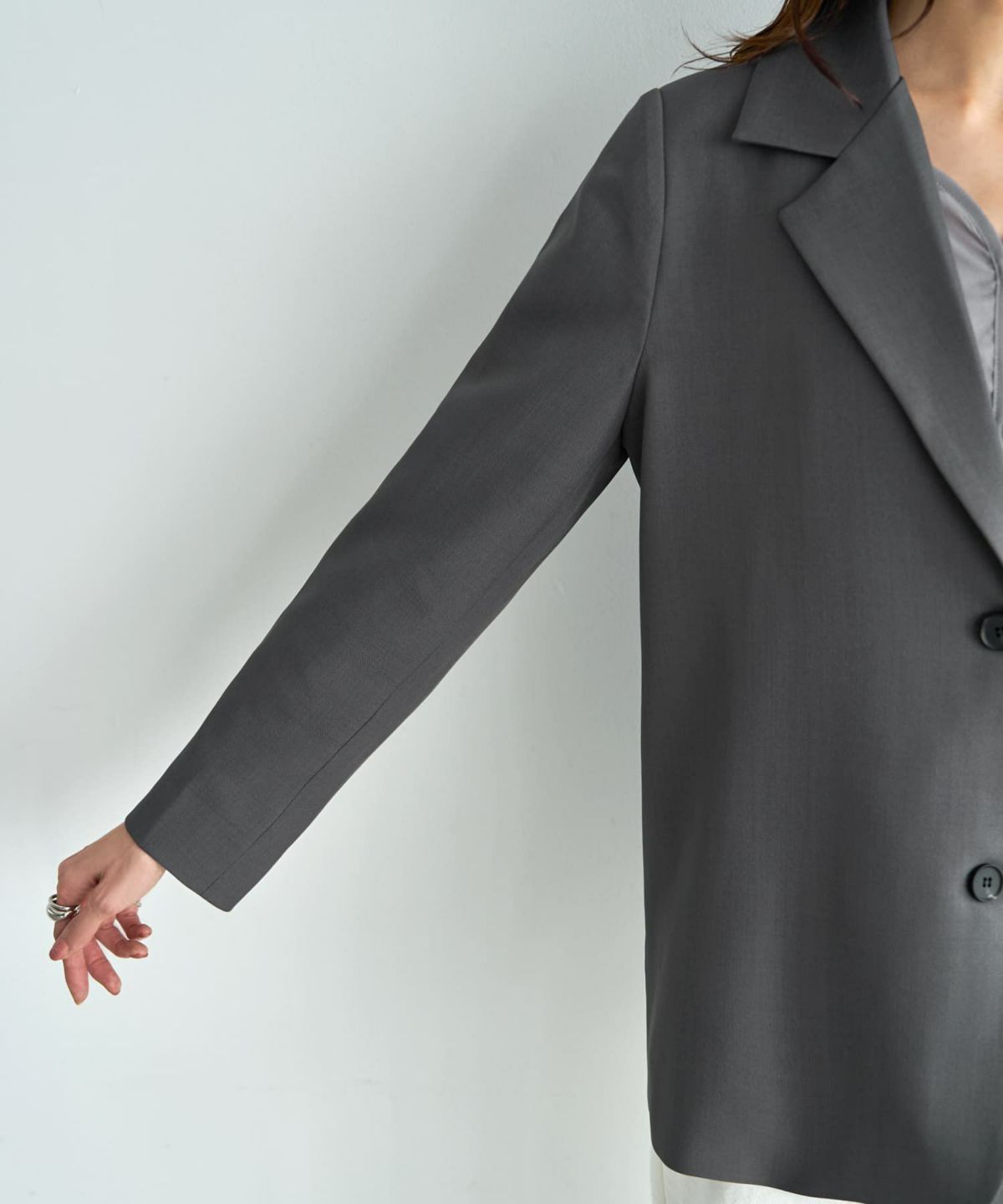 着用イメージ 165cm グレー