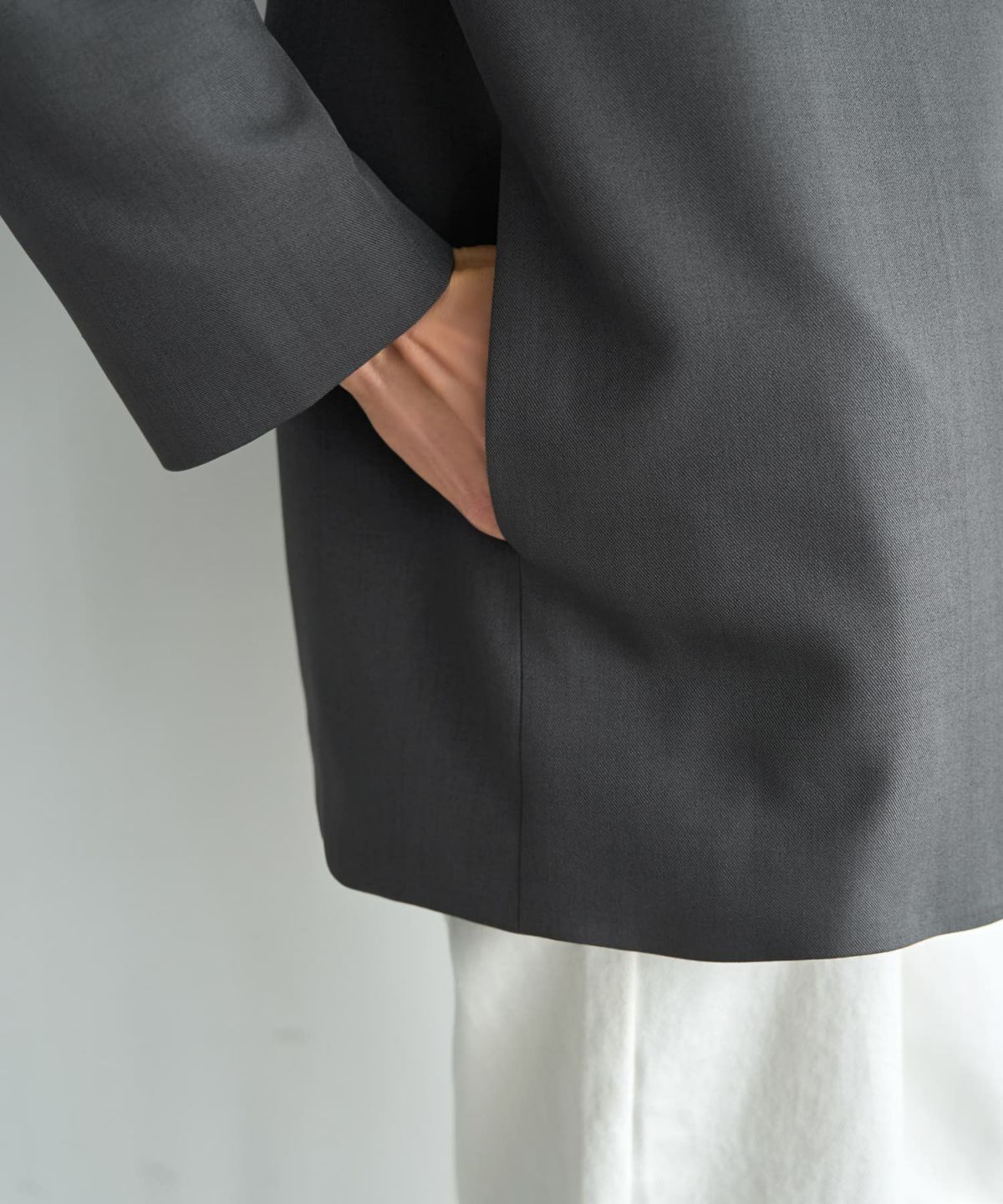 着用イメージ 165cm グレー