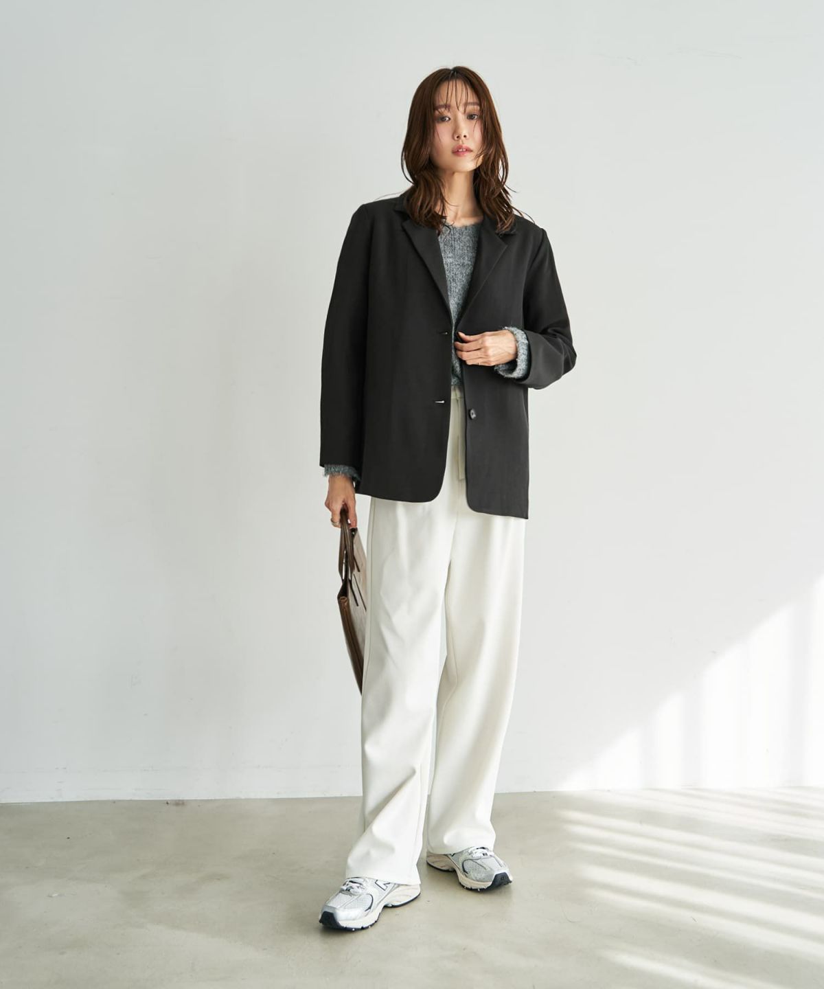 着用イメージ 165cm ブラック