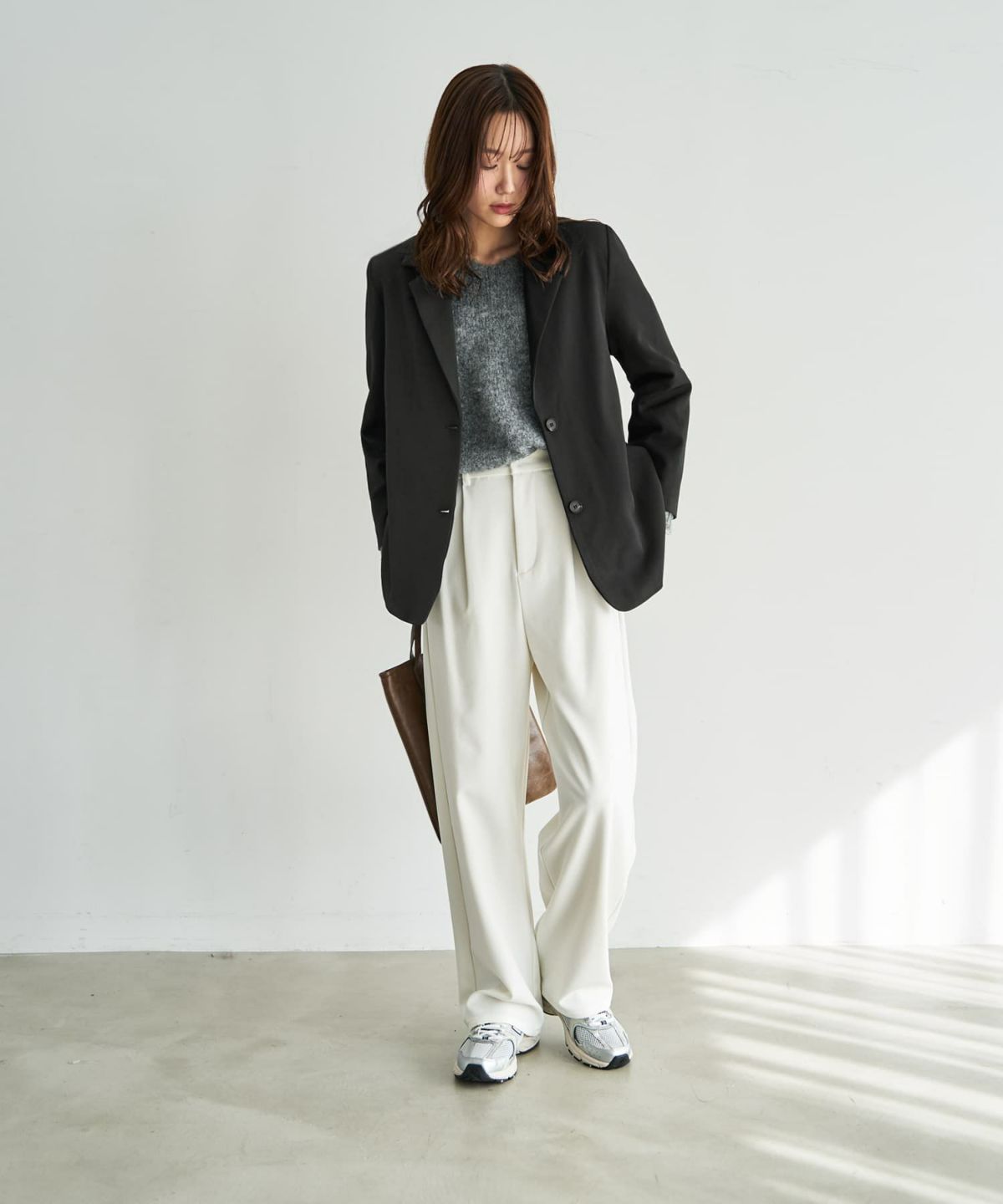 着用イメージ 165cm ブラック