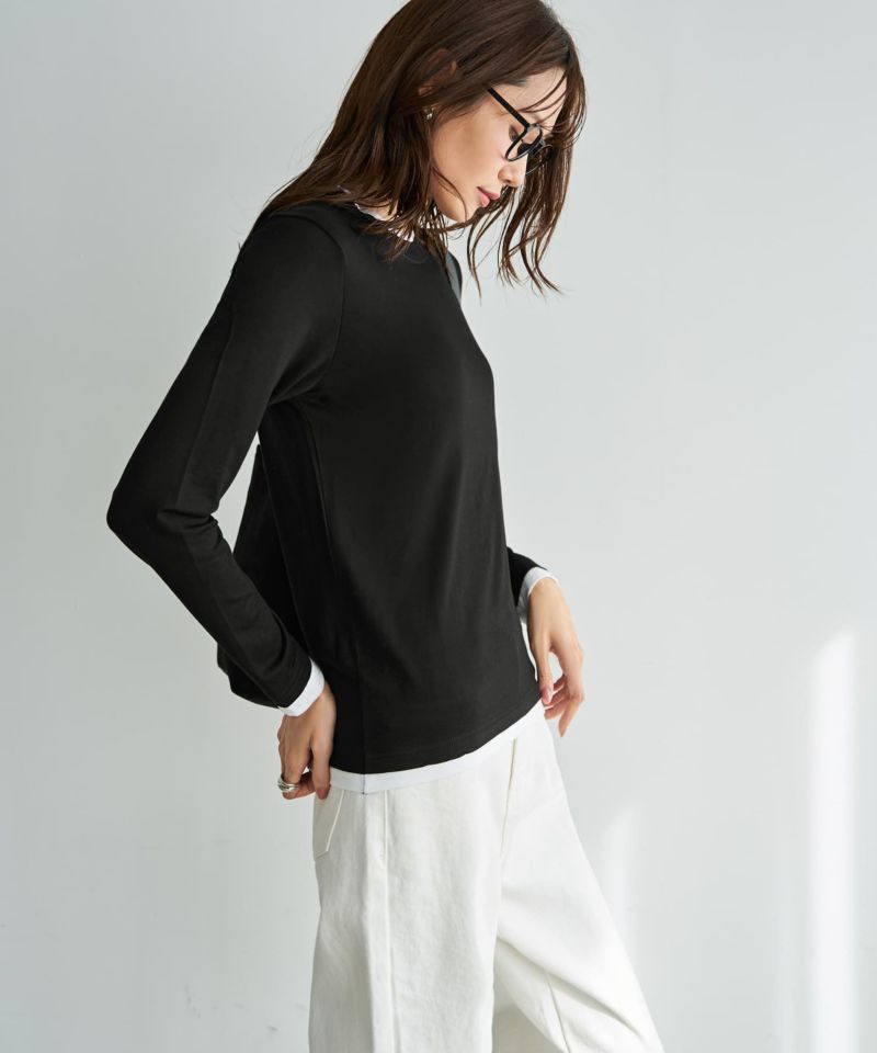 OUTLET】レイヤードカットソートップス | おしゃれな大人レディース