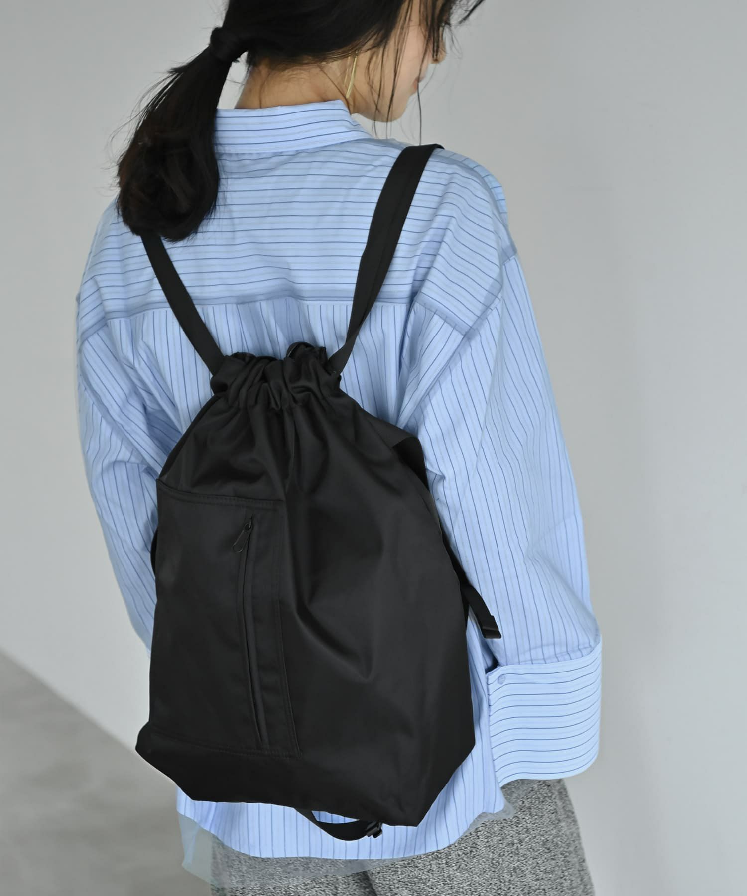 着用イメージ 167cm ブラック