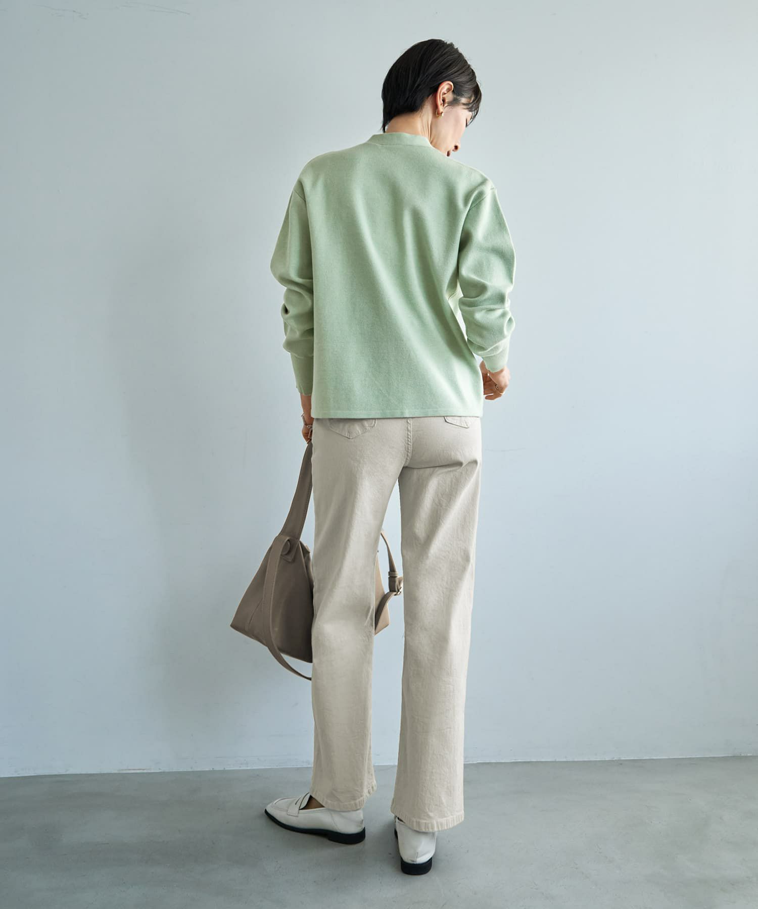 着用イメージ 166cm ピンク