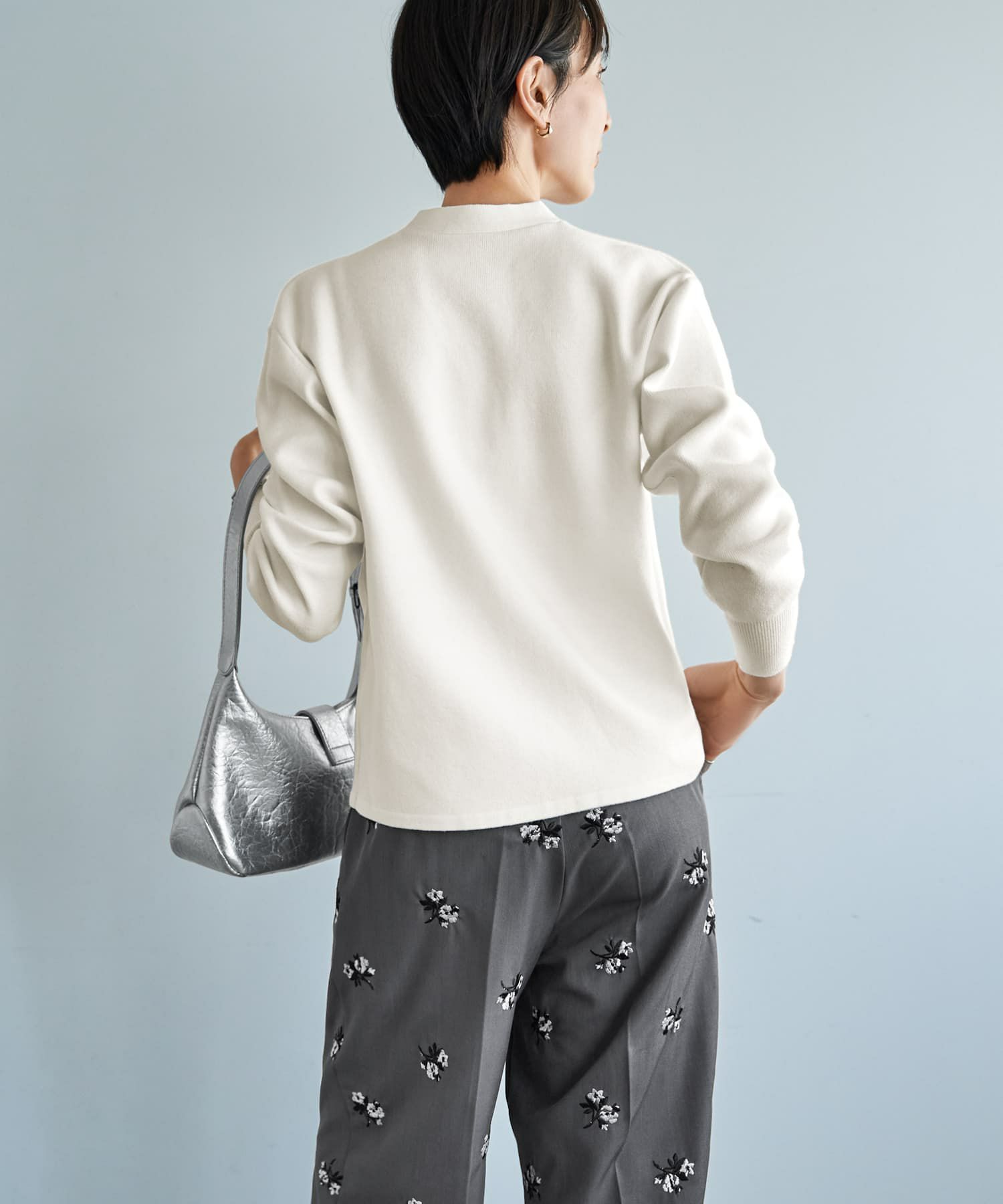 着用イメージ 167cm ホワイト