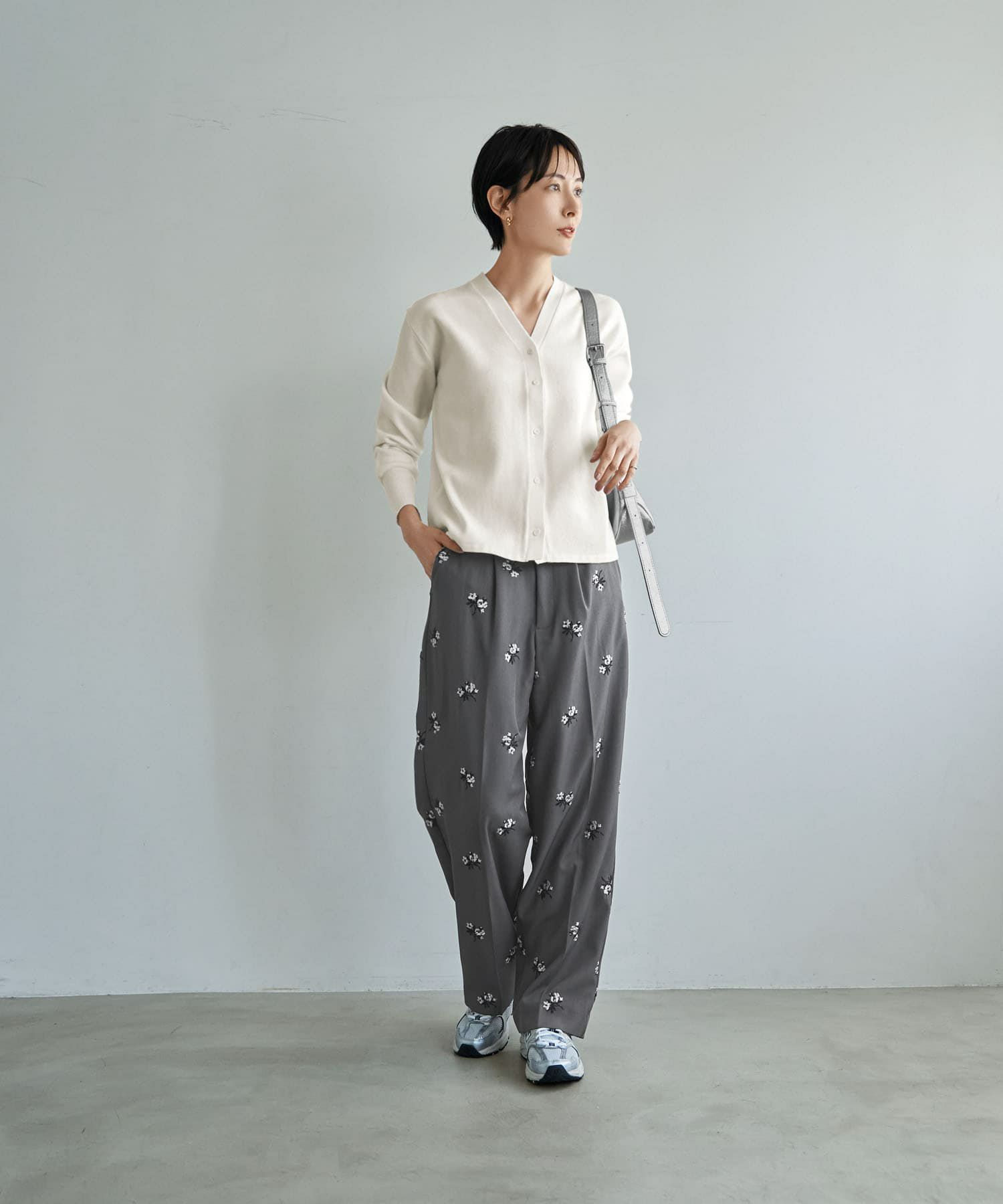着用イメージ 166cm ピンク