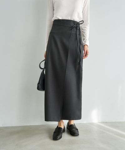 同梱不可商品]スタイリッシュラップスカート【予約】 | おしゃれな大人