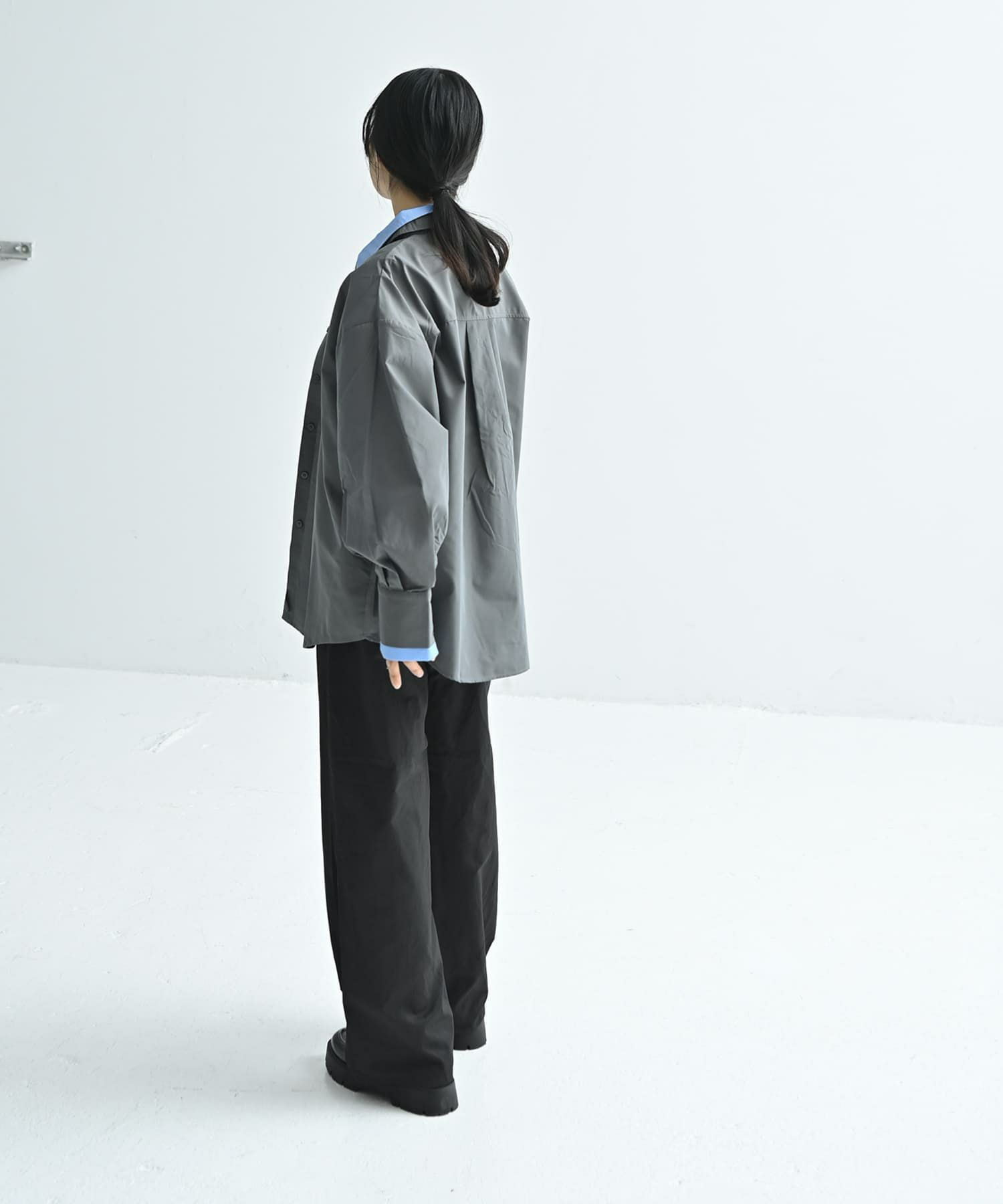 着用イメージ 167cm ブラック