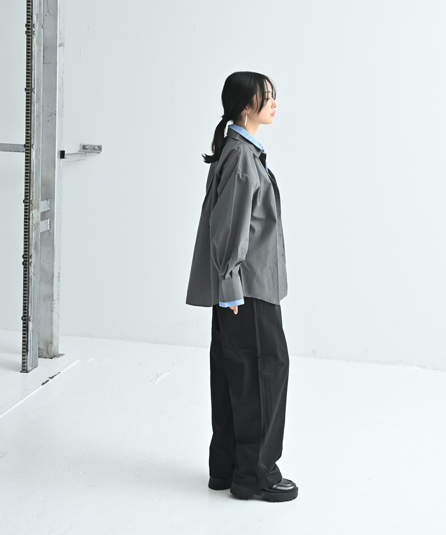 着用イメージ 167cm ブラック