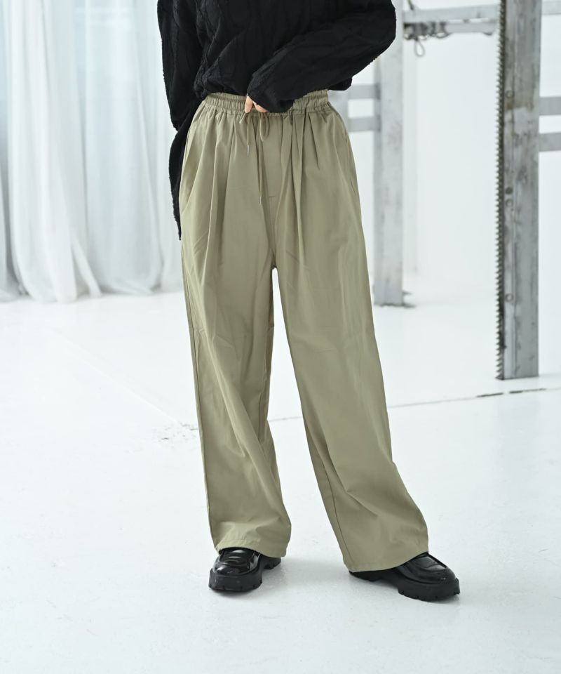 羽根モノ シリースタイル BLK001】エアリーツイルイージーパンツ | おしゃれな大人レディース