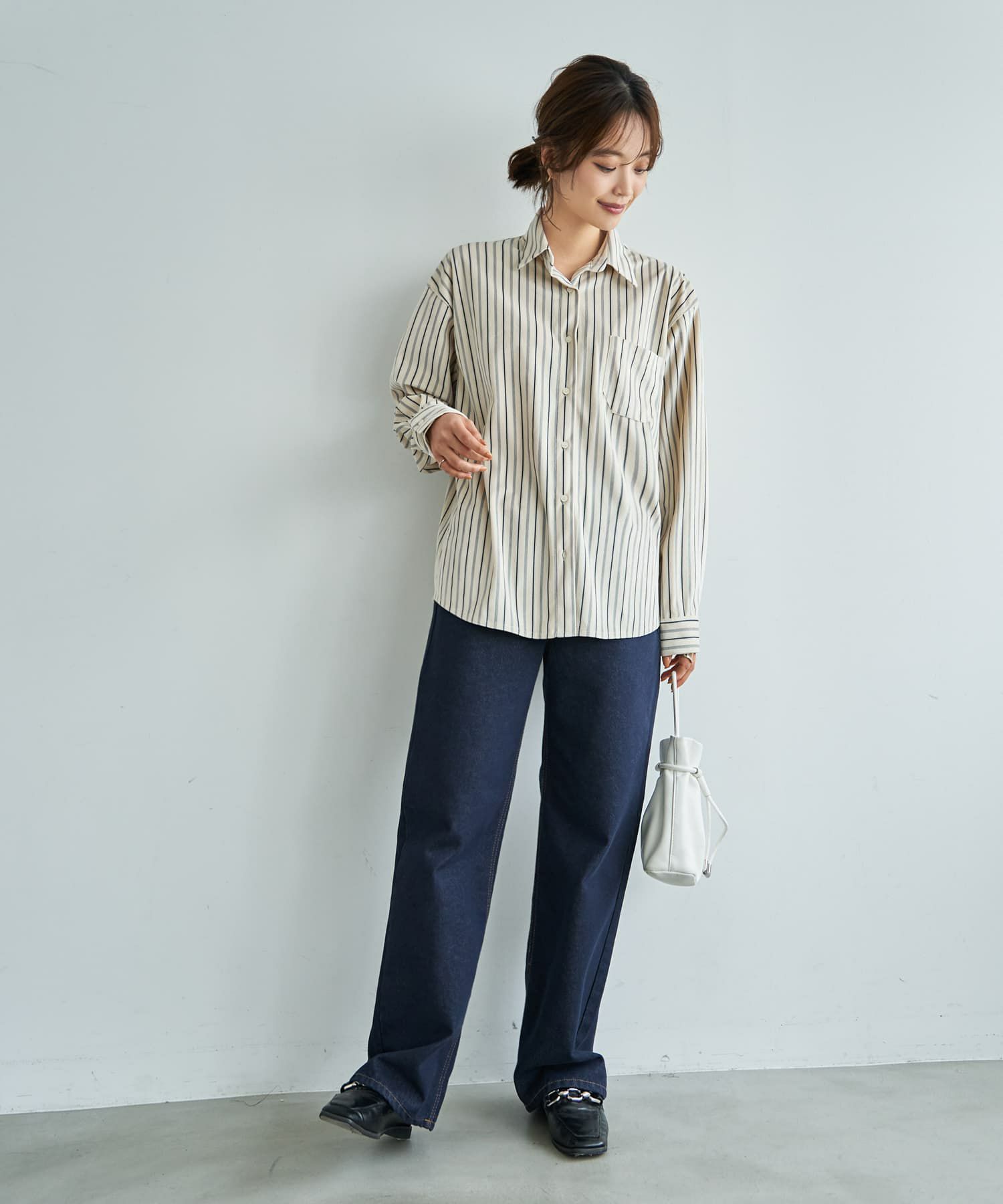 着用イメージ 167cm ナチュラル