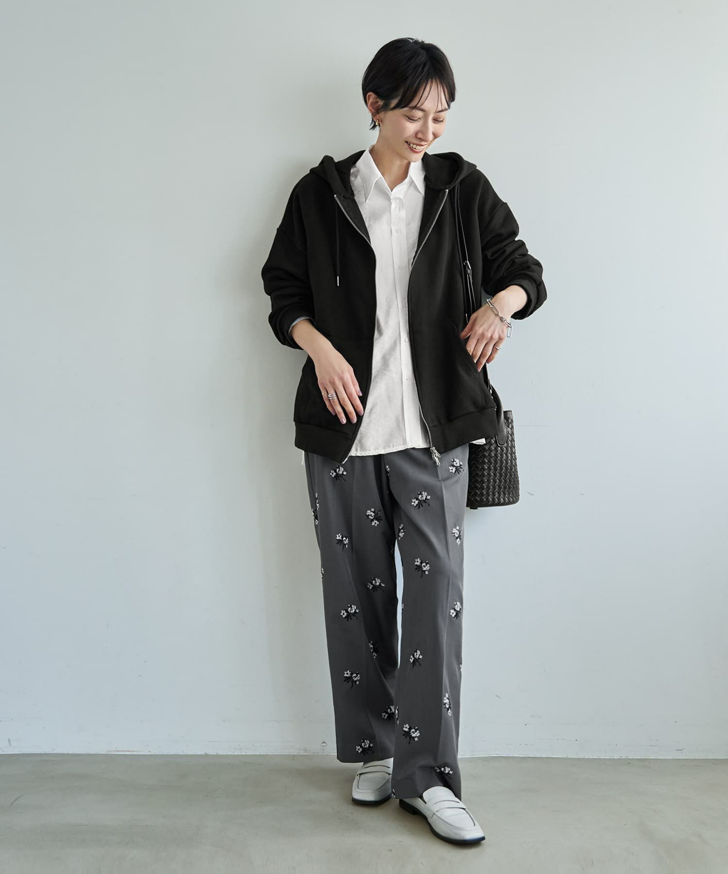 着用イメージ 167cm ブラック