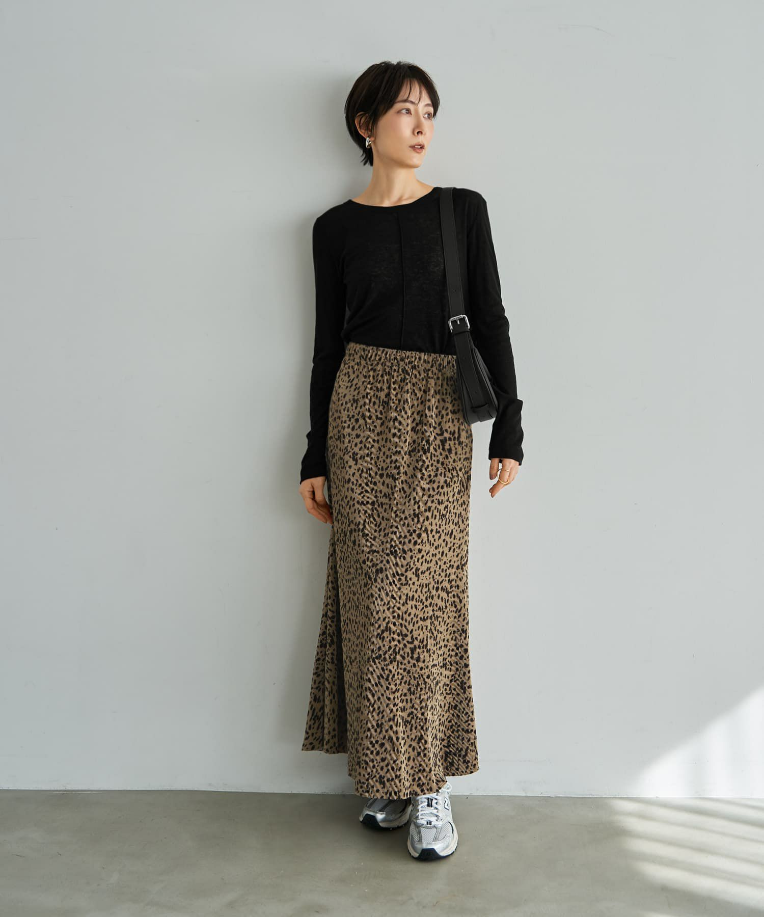着用イメージ 167cm カプチーノ