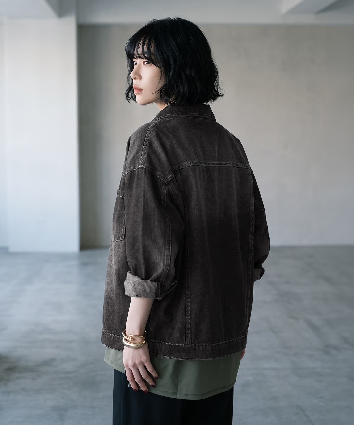 着用イメージ 167cm ブリーチ