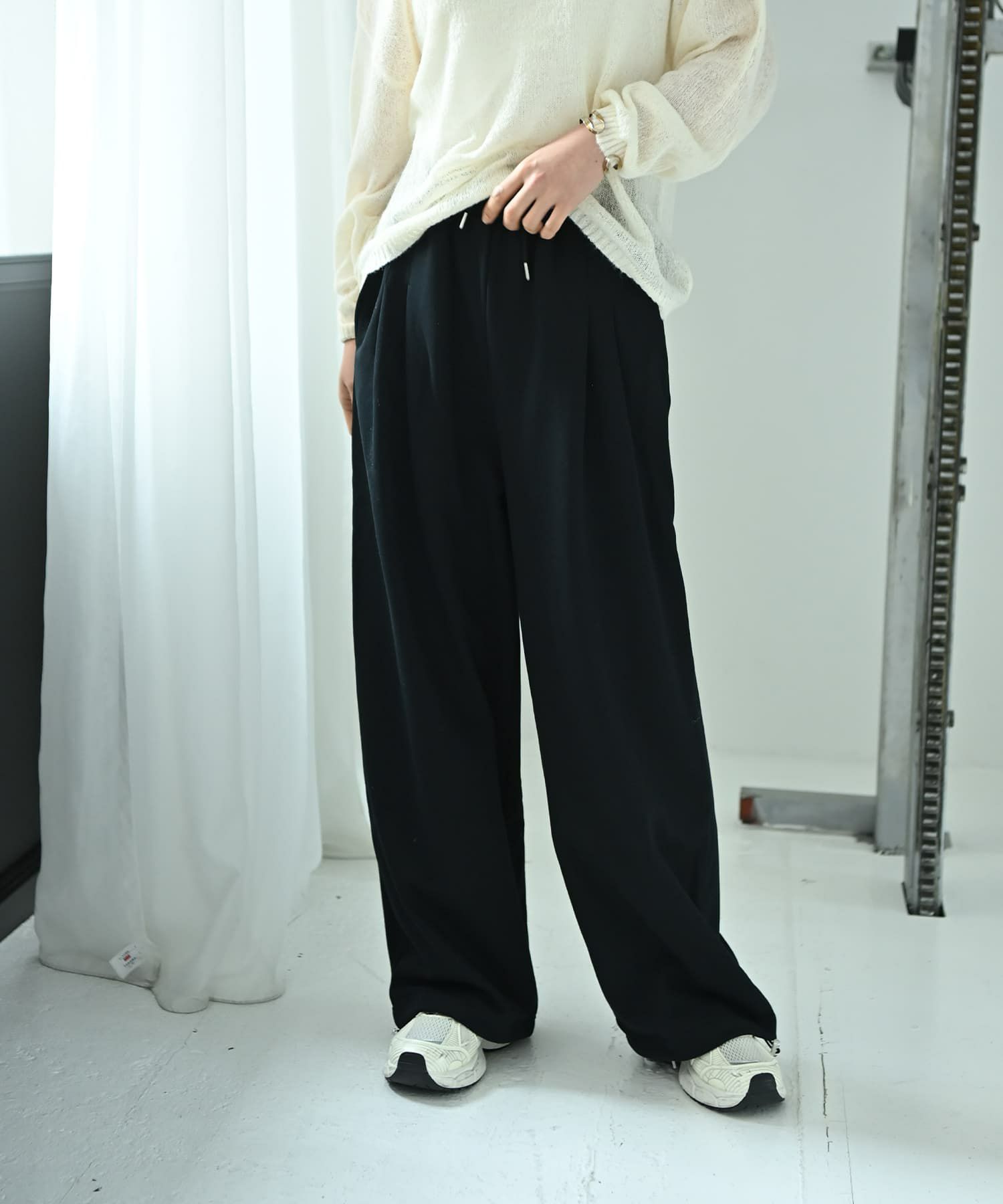 着用イメージ 167cm ブラック