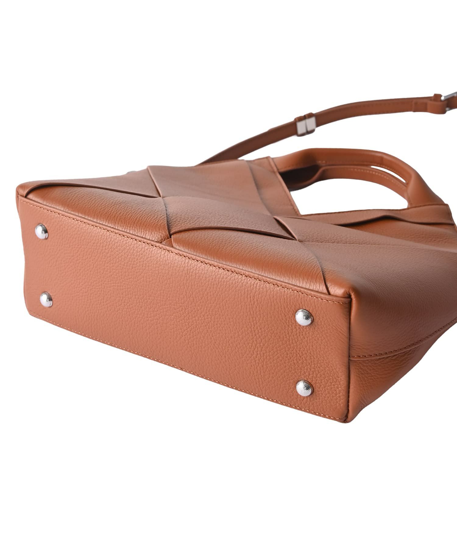 DELI by】リアルレザー編み込み・2WAYワンハンドルバッグ | おしゃれな