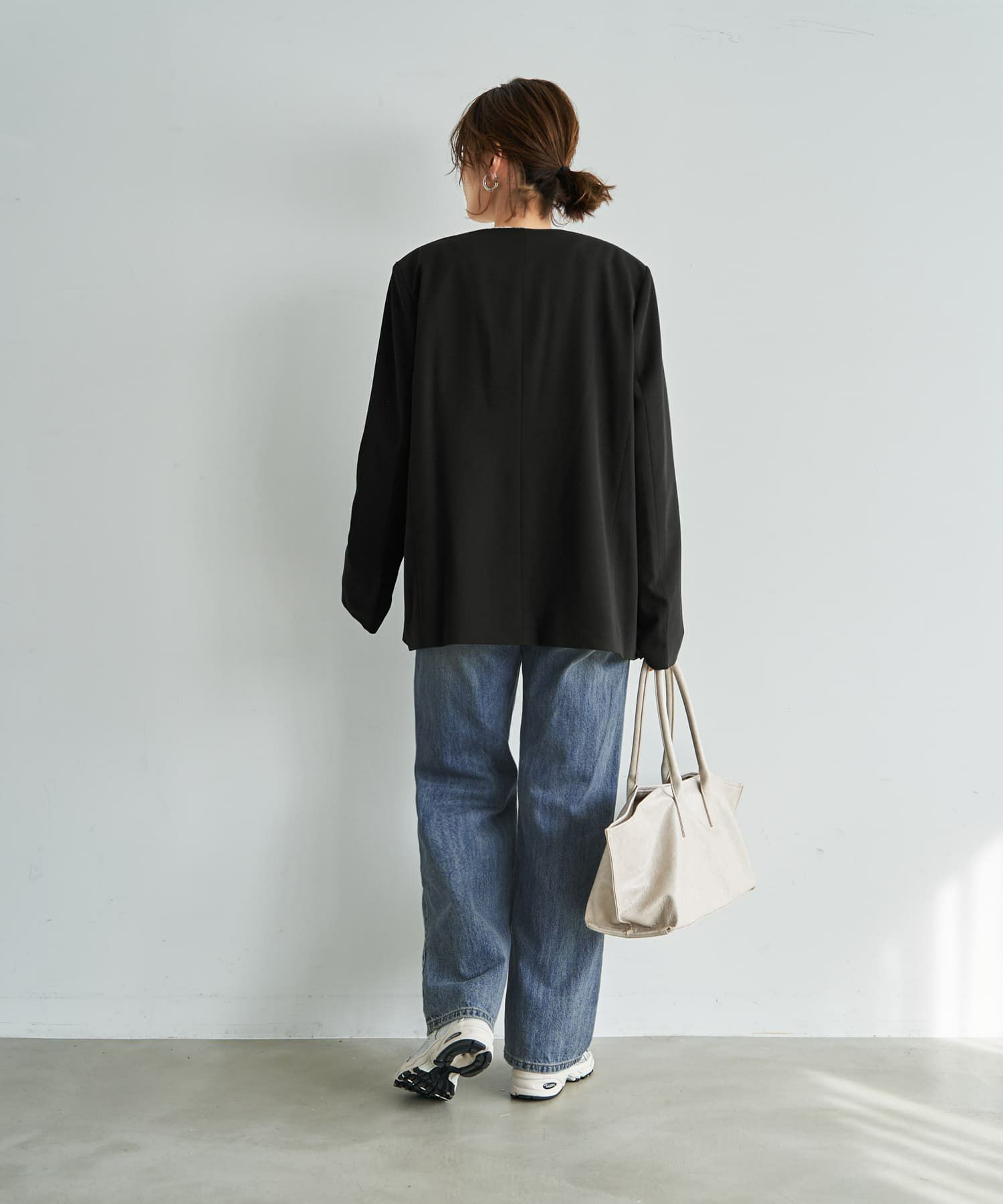 着用イメージ 167cm ブラック